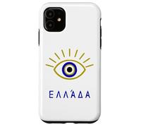 Mauvais œil Grec et « Grèce » écrits en Langue Grecque Coque pour iPhone 11
