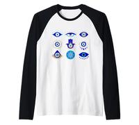 Mauvais œil Grec : Protection, matiasme, Bonheur, symbolisme, Karma Manche Raglan