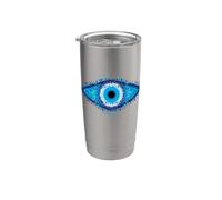 Mauvais œil protection turc Evil Eye Œil Nazar Gobelet isotherme en acier inoxydable double paroi