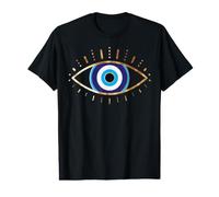 Mauvais Œil Shirt Cils Œil Grec Evil Eye T-Shirt Graphique avec Valeur