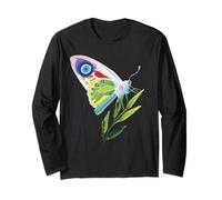Mauvais Oeil Shirt Evil Eye Protection Nazar Papillon Manche Longue