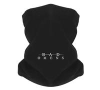 Mauvais présages design sur fond sombre Écharpe pare-vent pour hommes Masque de cou Cache-cou Casquette pour femmes Coiffe Extérieur Garder au chaud Hiver Multif