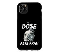 Mauvaise Femme Vintage tête de Mort avec Inscription Sarcastique. Coque pour iPhone 11 Pro Max