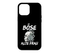 Mauvaise Femme Vintage tête de Mort avec Inscription Sarcastique. Coque pour iPhone 12 Pro Max
