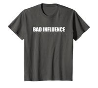 Mauvaise Influence T-Shirt, Enfant, Asphalte, 8 Ans