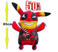 Mauvaise Journée Pikachu Deadchu 85cm Peluche Grande Liquidation Entrepôt