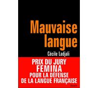 Mauvaise Langue - Cécile Ladjali - Seuil - broché - Roman