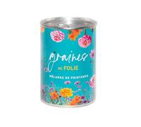 Mauvaises Graines - Kit de Fleurs à Semer en Boîte - Idée Cadeau Original Amis Famille - Parfait pour Anniversaire, EVJF, Crémaillère, Retraite - Ultra Simple à Utiliser - 100% Fabriqué en France