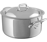 Mauviel1830 - M'Cook 523129 - Cocotte inox avec couvercle - 28 cm