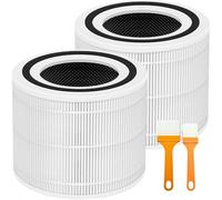 MAUXpIAO Filtre de Remplacement Core 200S Compatible avec Purificateur d’Air Intelligent LEVOIT Core 200S WiFi, Filtre HEPA H13 3 Étapes, Compatible avec les Références Core 200S-RF et Core 200S-P, Lo