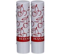 Mavala Baume à Lèvres Teinté - Cherry 2x4 g
