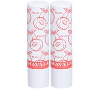 Mavala BAUME A LEVRES TEINTE PEACH Baume à Lèvres Hydratant et nourrissant 2x5 g