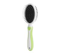 Mavala Double face chien chat peignes de Massage toilettage épilation perte brosse (Green)