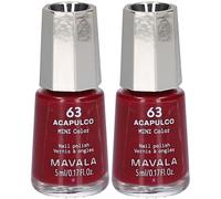 Mavala Mini Color Vernis à Ongles Crème Acapulco À New 2x5 ml