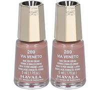 MAVALA Mini Color vernis à ongles crème - Via Veneto 289 Vernis À Ongles New 2x5 ml