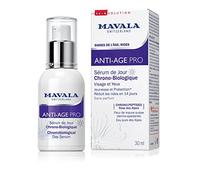 Mavala - Sérum de Jour Chrono-Biologique Anti-Âge Pro - Soin Visage & Yeux - Rides, Éclat & Taches - Réduit les Rides en 14 Jours - Rose des Alpes - 30ml