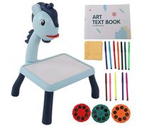 Mavala - tableau d'écriture pour dessin, carnet de croquis, gribouillage, avec projecteur en forme de tête de cheval, pour l'éducation précoce des enfants de plus de 3 ans