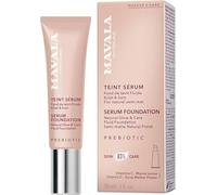 Mavala - Teint Sérum, Fond de Teint Fluide Eclat & Soin - Couvrance Modulable, Fini Semi-Mat Naturel - Soin Visage, 83% de Soin - Teinte Very Dark, 30ml