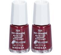 Mavala VERNIS À ONGLES Mini Bio-Color's Rio Grande Vernis Ongles New 2x5 ml