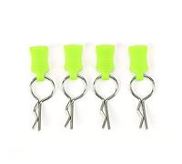 Mavaol 1/5 1/8 RC carrosserie coque pince broche support de fixation ensemble accessoires pièces adaptées pour Traxxas (Yellow Green)