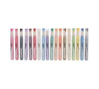 Mavaol 18 pièces marqueur acrylique brillant durable coloré sans odeur bricolage Doodle stylo de couleur de l'eau