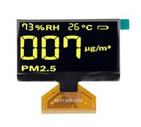 Mavaol 2,42 Pouces Affichage OLED 128x64 Résolution Écran Flexible Écran Flexible Easy Intégration pour Les projets de Bricolage et Les Amateurs (Jaune)