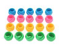 Mavaol 20 pièces 4 couleurs porte-fil Anti-chute de fil fixation de canette Clips de support de canette en Silicone protecteur de bobine de couture