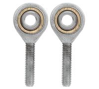 Mavaol 2Pcs Joint Bearing Mâle Gauche Fileté Assemblage Auto-Lubrifiant Rod End Hardware SAL6T/K