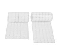 Mavaol 300 paires d'autocollants à points, crochet et boucle, ruban de fixation auto-adhésif rond solide (White)