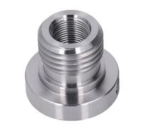 Mavaol Adaptateur de broche de tour à bois en acier inoxydable 8TPI mâle 33 mm x 8TPI femelle 20 mm, outil de précision pour le tournage du bois et l'artisanat