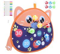 Mavaol Balle à Ventouse pour Enfants, Cible de fléchettes, Jouet d'intérieur et d'extérieur, balles de bâton de Dessin animé pour Un Jeu éducatif Amusant