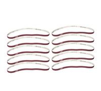 Mavaol Bande de ponçage bandes de ponceuse de papier de verre d'oxyde d'aluminium pour le polissage du bois 10 pièces (240#)