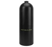 Mavaol Bouteille de plongée 4L, Petite Bouteille d'oxygène Portable pour la plongée de Sauvetage et d'excursion, Source d'air de Secours (Noire)