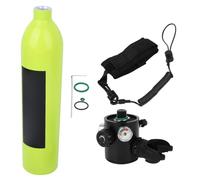 Mavaol Bouteille d'oxygène pour respirateur de plongée pour plongeurs Professionnels, capacité 0,7 L, Verte (Verte)