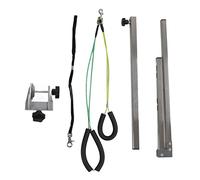 Mavaol Bras de Table de toilettage pour Chien réglable en Hauteur 35 Pouces Bras de toilettage Pliable pour Chien avec Pince et nœud coulant pour Le toilettage des Animaux de Compagnie