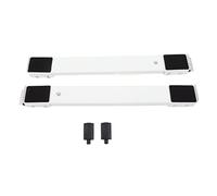 Mavaol Chariot de déplacement d'appareils robuste, conception extensible réglable, patins antidérapants, rouleaux absorbant les chocs, pour machines à laver, réfrigérateurs,