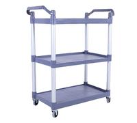 Mavaol Chariot Utilitaire à 3 Niveaux, Outil de Service Commercial Robuste, capacité de Charge de 330 LB, Organisateur de Stockage d'outils de mécanicien Roulant pour entrepôt