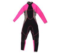 Mavaol - Combinaison de plongée complète pour Femmes, Une pièce, Protection Contre Les éruptions cutanées, Manches Longues, Fermeture éclair, séchage Rapide, 3mm (XL)