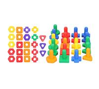 Mavaol Enfants Bricolage 3D Blocs de Construction Briques de Couleur vive Enfants éducation précoce Puzzle Jouet Kit