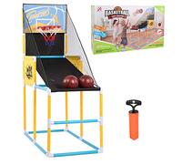 Mavaol Ensemble de cerceaux de Basket-Ball en Plastique pour Enfants, Jouet sûr d'intérieur et d'extérieur, développement de la Coordination œil-Main, compétences de Communication