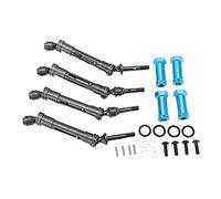 Mavaol - ensemble de coupleurs d'arbre d'entraînement CVD, Kit de combinaison d'arbre avant et arrière de Cardan de voiture RC pour camion court Traxxas Slash 727 (Blue)