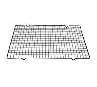 Mavaol Filet de Grillage rectangulaire pour Barbecue, Grille grillée, Robuste et Durable, Outil de Pique-Nique de Camping en Plein air en métal 40x25cm