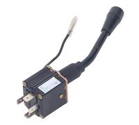 Mavaol Interrupteur de clignotant, construction robuste en laiton et ABS, contrôle du flash économe en énergie, compatible avec le chariot élévateur Linde E16 E20 335 351,