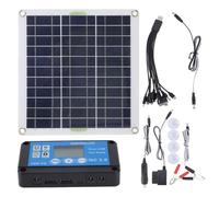 Mavaol Kit de Panneau Solaire 200W avec contrôleur Bleu Prise OBD Charge Rapide Efficace pour Camping Voyage en Plein air