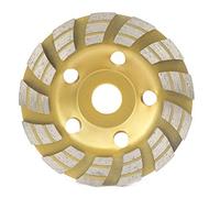 Mavaol Meule diamantée de 4,5 pouces, segments d'usure haute résistance, coupe lisse, pour béton, granit, marbre, quartz, céramique