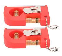 Mavaol Mini dégradé de niveau à bulle magnétique, outil de mesure horizontale en plastique pour l'extérieur et la maison, pour cadres Photo, Installation d'images suspendues