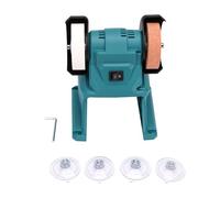 Mavaol Mini meuleuse d'établi adaptée pour BL1815 BL1820 BL1830 BL1840 BL1850 BL1860 BL1845 BL1890, rectifieuse électrique polyvalente à batterie avec 2 roues