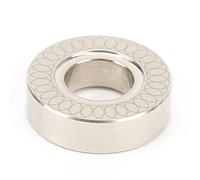 Mavaol Outil de bâton de Billard, Anneau d'équilibre en Acier Inoxydable pour la Pratique de l'entraînement au Billard (3/8 Tooth Universal Club Mid-Wheel Balance Ring)