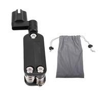 Mavaol Outil multi-outils de réparation d'effecteur de basse de poche portable avec sac de rangement pour l'entretien de la guitare et la configuration des basses ABS et acier inoxydable