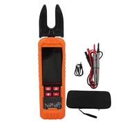 Mavaol Pince ampèremétrique à fourche AC DC Multimètre numérique intelligent Mâchoires en forme de U Ampèremètre à plage automatique Écran couleur HD Mesure Courant Tension